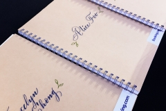 Live Calligraphy at Booking.com Company Function