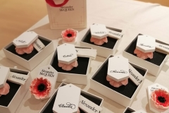 Live Calligraphy at Alexander McQueen